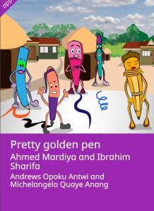 Pretty golden pen